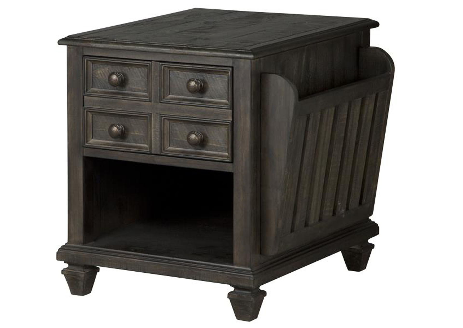 Burkhardt Peppercorn Magazine End Table,Magnussen