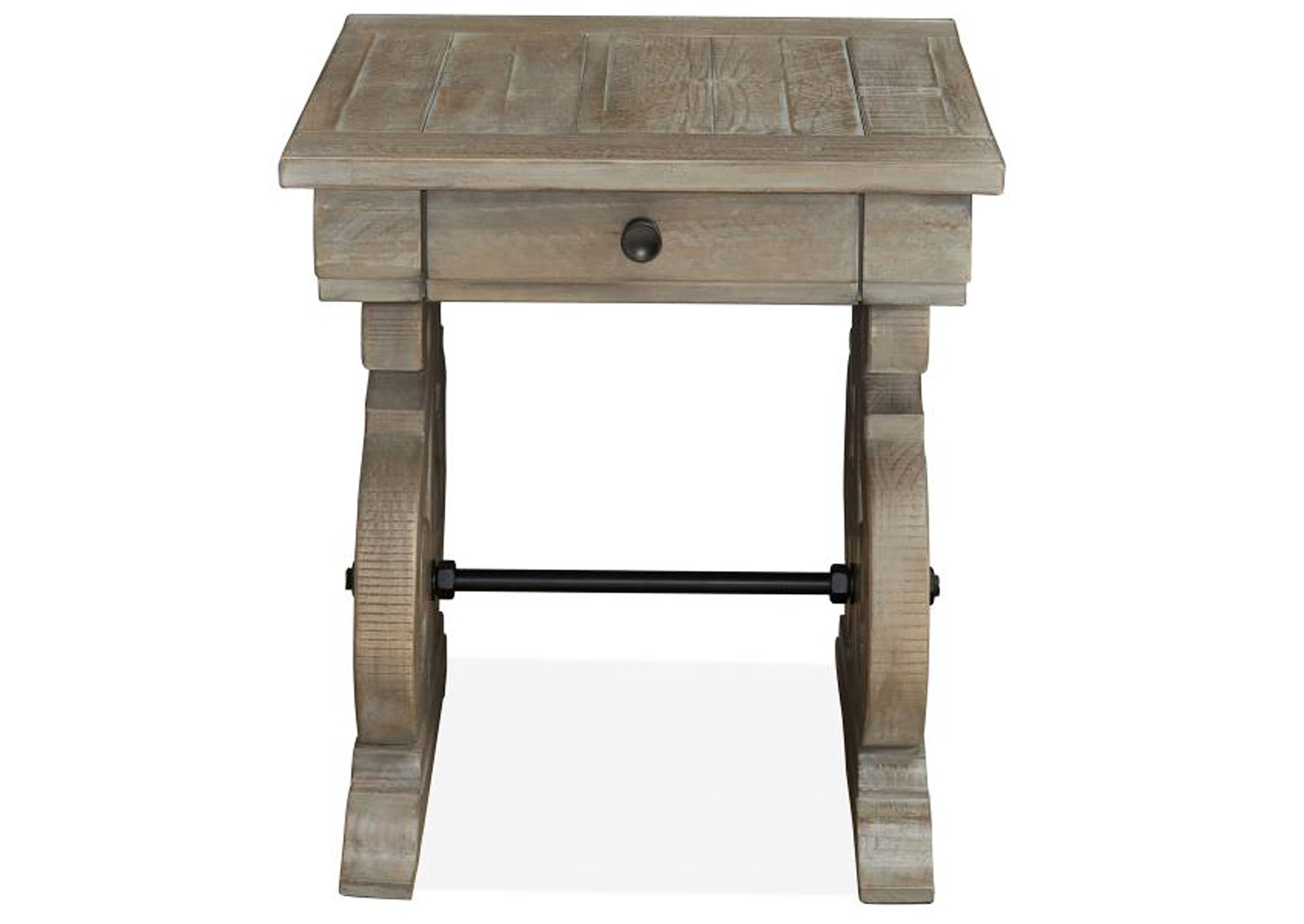 Tinley Park Dove tail Grey Rectangular End Table,Magnussen