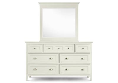 Image for Kentwood Creamy White Landscape Mirror