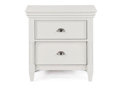 Image for Kasey White Drawer Nightstand