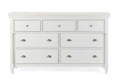 Image for Kasey White Drawer Dresser