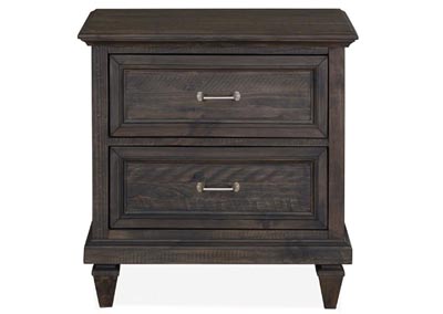 Image for Calistoga Weathered Charcoal Drawer Nightstand