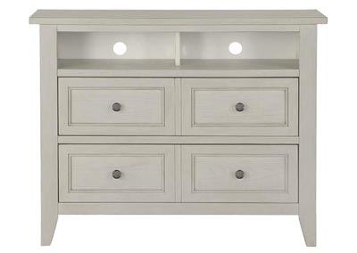 Image for Raelynn Weathered White Media Chest