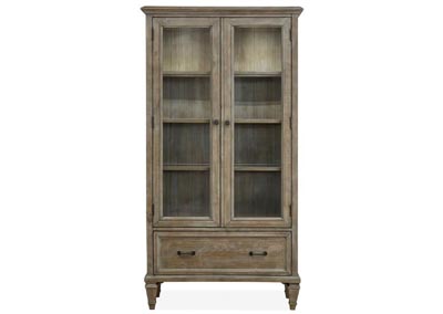 Lancaster Dovetail Grey Door Bookcase