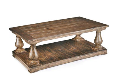Image for Densbury Natural pine Rectangular Cocktail Table