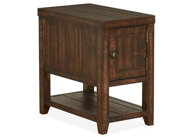 Image for Caitlyn Dark Poplar Rectangular Chairside End Table