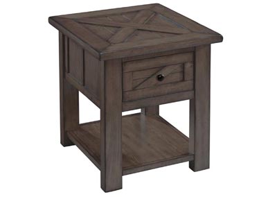 Image for Fraser Rustic pine Rectangular End Table