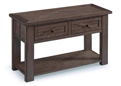 Image for Fraser Rustic pine Rectangular Sofa Table