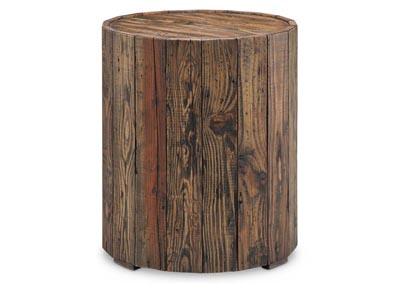 Image for Dakota Rustic Pine Round End Table