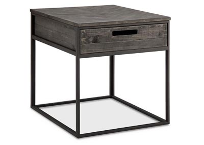 Image for Claremont Weathered Charcoal Rectangular End Table