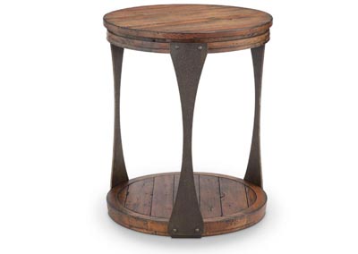 Image for Montgomery Bourbon Round End Table