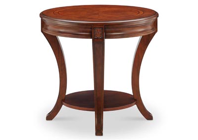 Image for Winslet Cherry Oval End Table