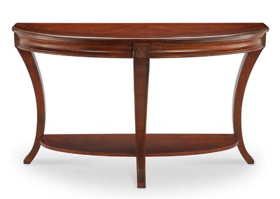 Image for Winslet Cherry Demilune Sofa Table
