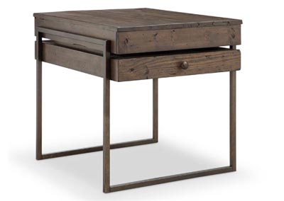 Image for Kirkwood Dark Whiskey Rectangular End Table