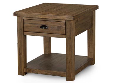 Image for Stratton Warm Nutmeg Rectangular End Table