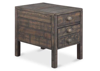 Image for Vernon Weathered Bourbon Rectangular End Table
