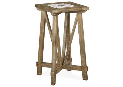 Image for Bluff Heights Weathered Nutmeg Square End Table