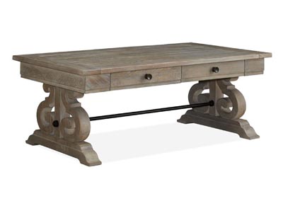 Image for Tinley Park Dove tail Grey Rectangular Cocktail Table