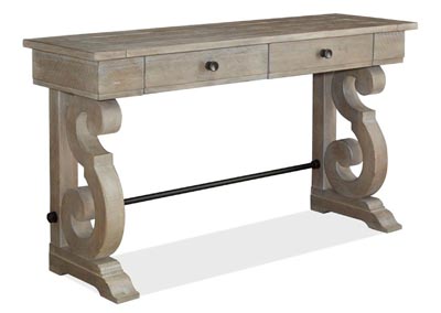 Image for Tinley Park Dove tail Grey Rectangular Sofa Table