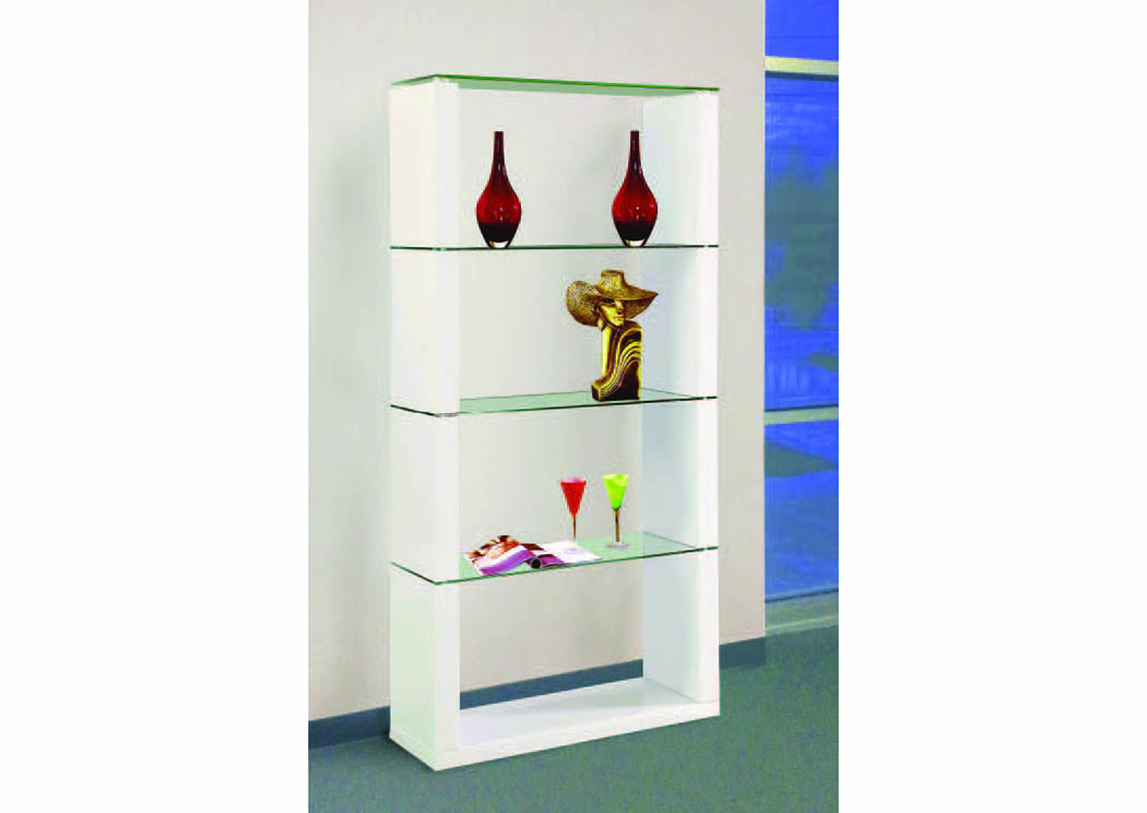 White Fortis 5-Tier Wall Unit,Mainline