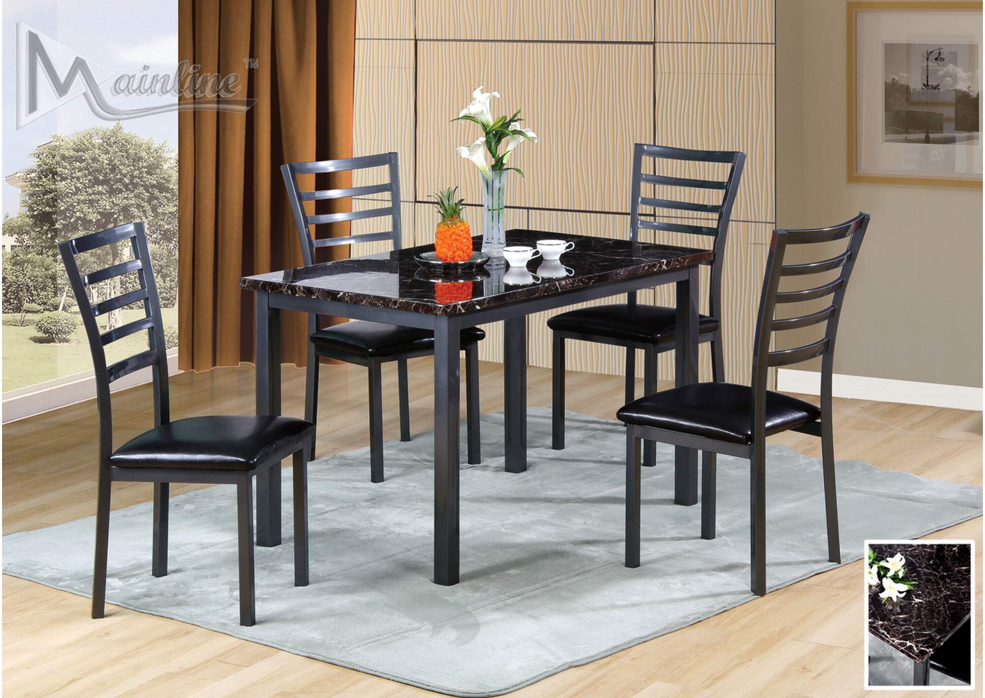 5-Piece Fairmont Dining Set,Mainline