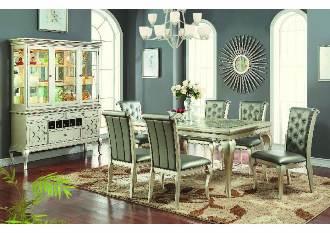 Champagne 66X42 Shamrock Dining Table,Mainline
