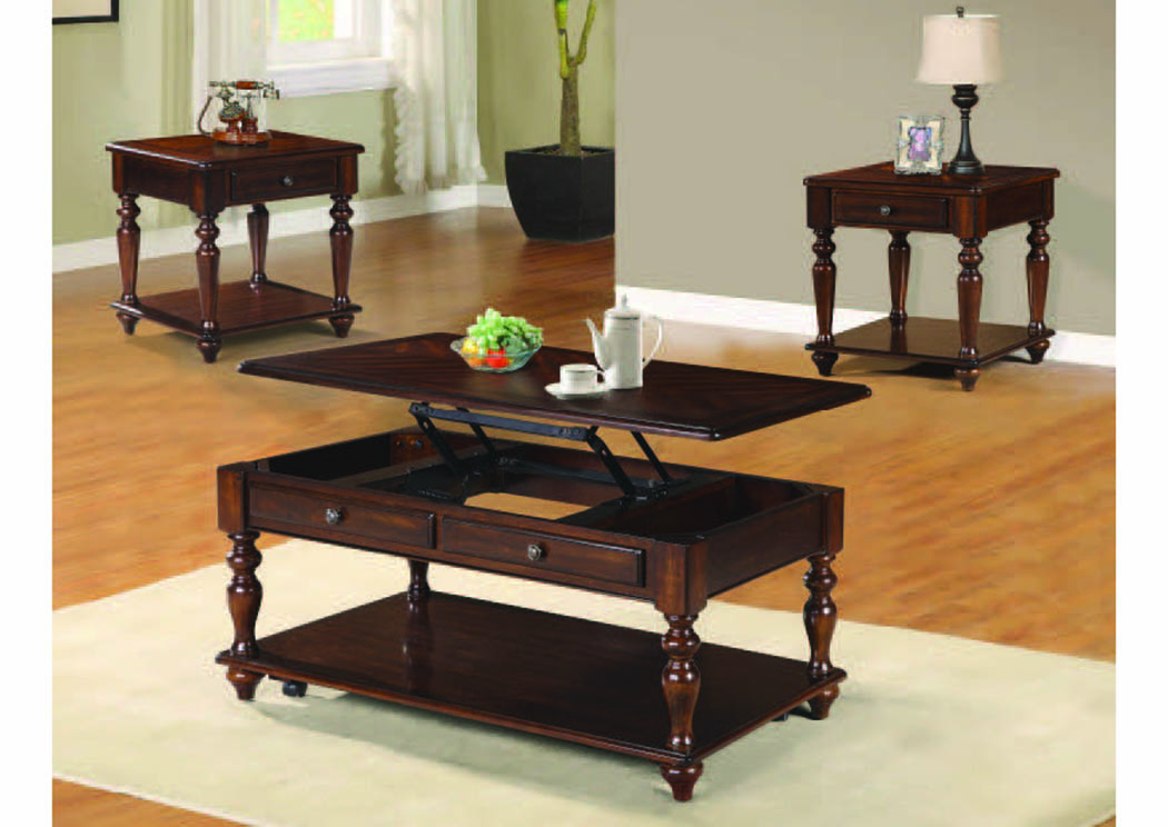 Cherry Butler Lift-Top Coffee Table,Mainline