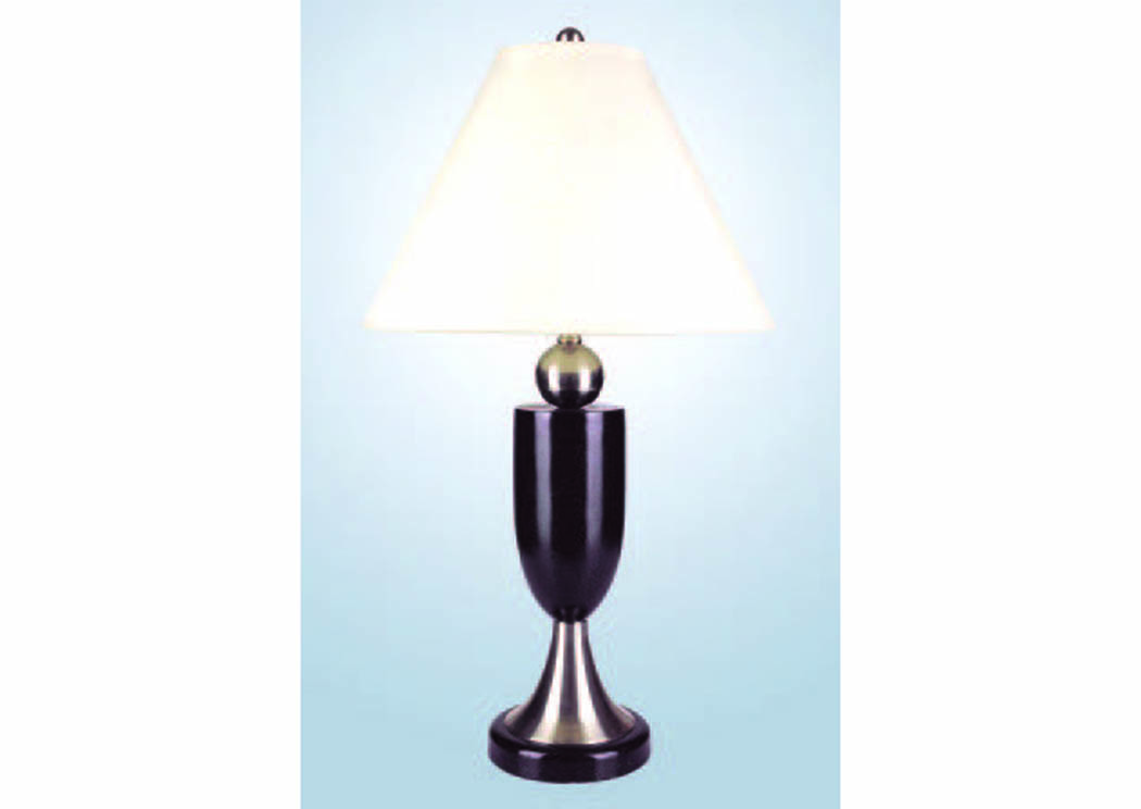 Black Nano 30"H Table Lamp,Mainline