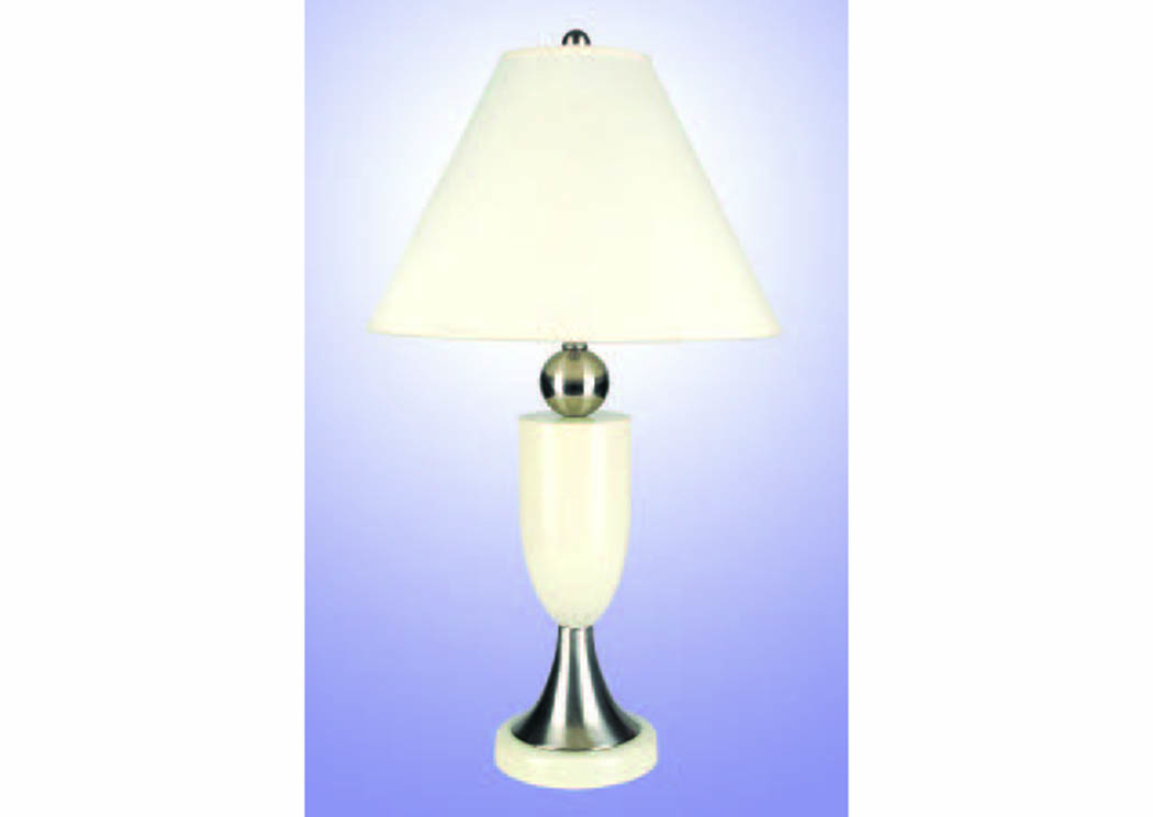 Nano White 30" Table Lamp (6 Pack),Mainline