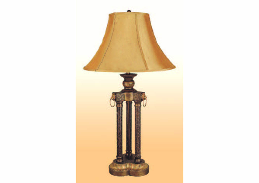 Black Olympia 36"H Table Lamp,Mainline