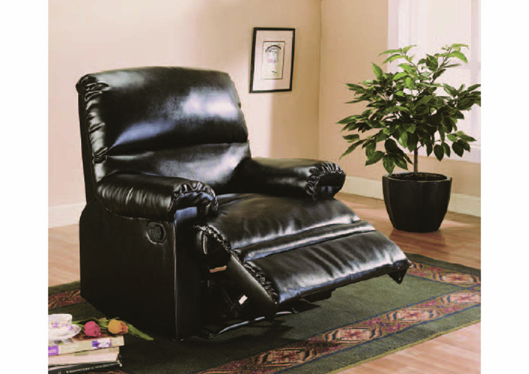 Gambit Espresso Leather Recliner,Mainline