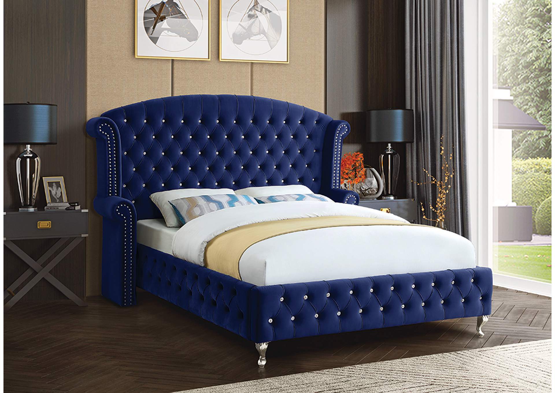 dreams navy bed