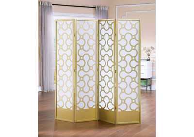 Image for Champagne Catena 4-Tier Screen Divider
