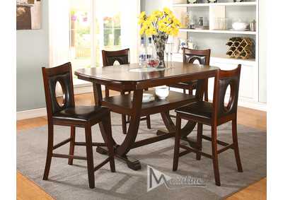 Image for 5-Piece Oracle Counter Height Dining Set