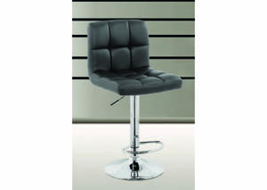 Image for Black Checker Adjustable Barstool