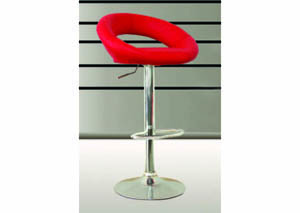 Image for Red Odeon Adjustable Barstool
