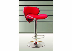 Image for Red Cocoon Adjustable Barstool