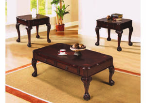 Image for Yorkshire Walnut 3Pc Occasional Table Set