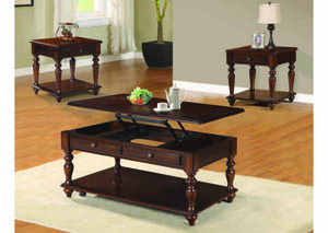 Cherry Butler Lift-Top Coffee Table