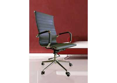 Black & Cherry Xena Office Chair [Set of 2]