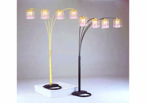 Image for Black Chandelier Arc Lamp