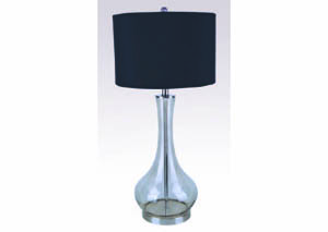 Image for Glacial Transparent 30" Table Lamp (1)