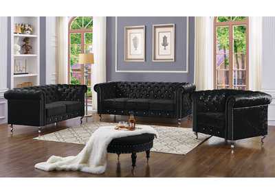 Image for Black Velvet Charisma Sofa