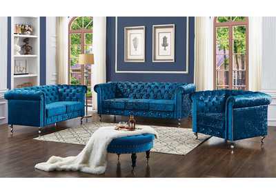 Image for Blue Velvet Charisma Sofa