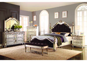 4-Piece Bijoux King Bedroom Set