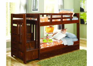 Image for Ascenda Cherry Twin/Twin Storage Bunkbed