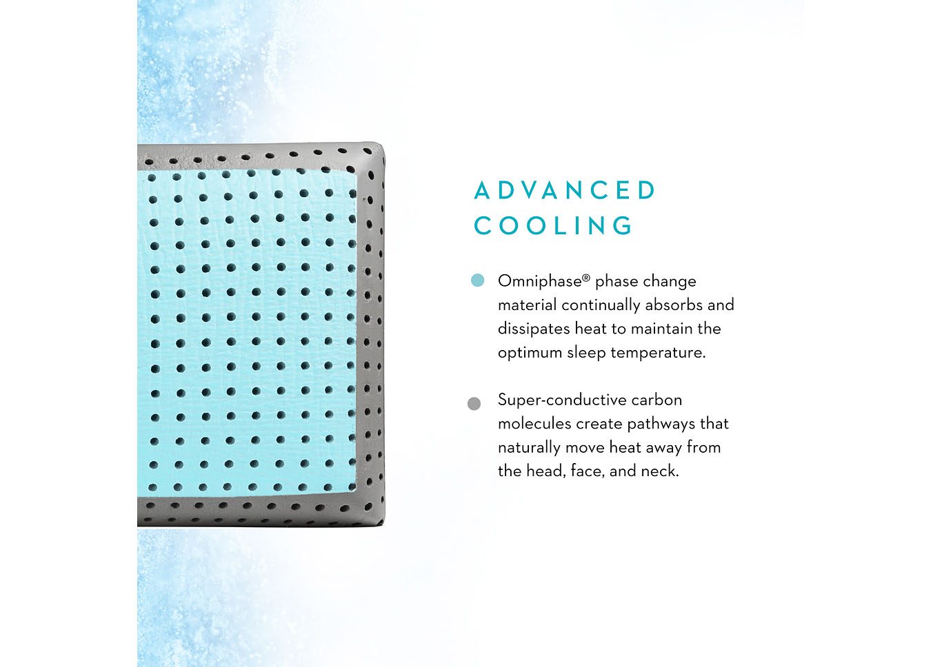 Travel Carbon Cool Lt Pillow - One Size,Malouf