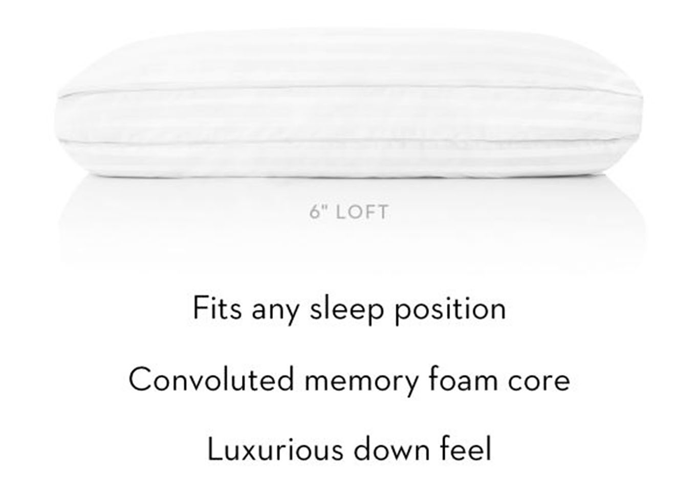 Z Convolution Gelled Microfiber Pillow - Pillows,Malouf