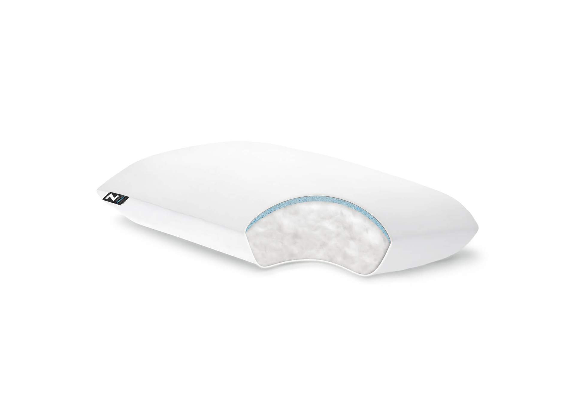 Malouf Gelled Microfiber + Gel Dough Layer Pillow - King Size,Malouf