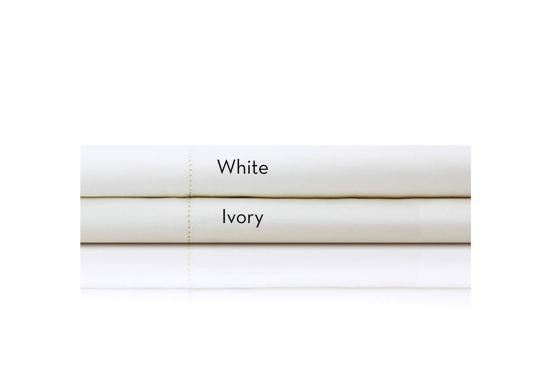 Malouf Ivory Italian Artisan Sheet Set Linens - King Pillowcase Size,Malouf